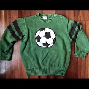 Gymboree 2T Knit Soccer Sweater